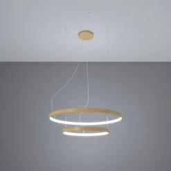 Żyrandol RIO 2 55/78 złoty LED 4000K