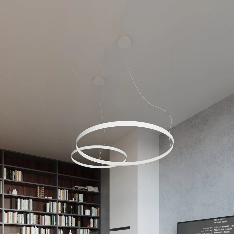 Żyrandol RIO 55 biały LED 3000K