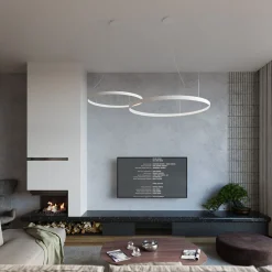 Żyrandol RIO 55 biały LED 3000K