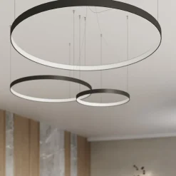 Żyrandol RIO 55 czarny LED 3000K