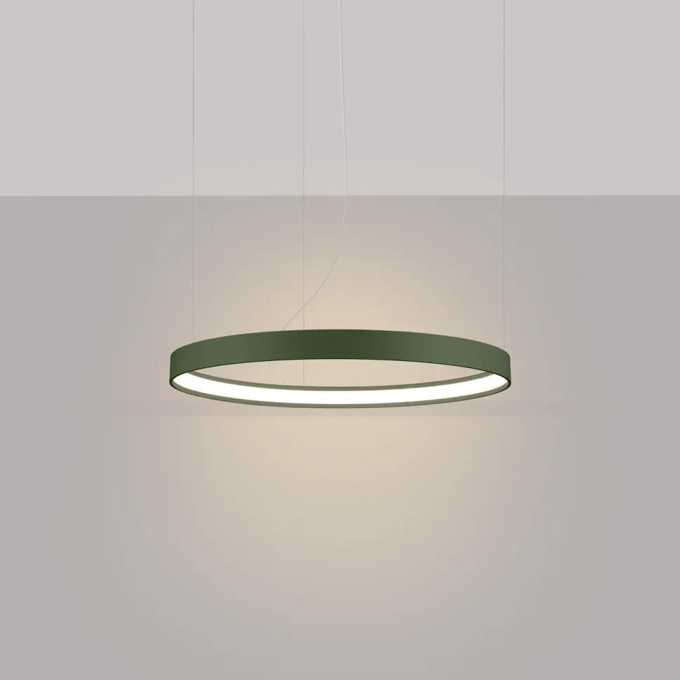 Żyrandol RIO 55 zielona oliwka LED 3000K