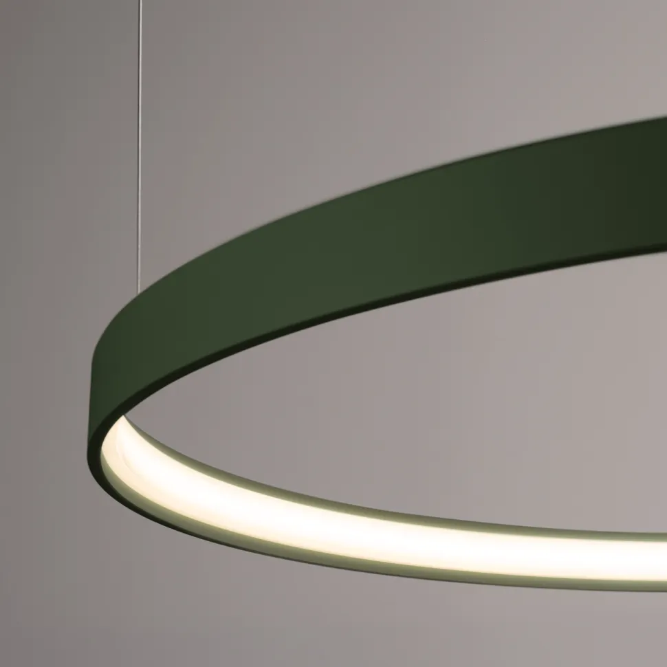 Żyrandol RIO 55 zielona oliwka LED 3000K