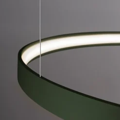 Żyrandol RIO 55 zielona oliwka LED 4000K