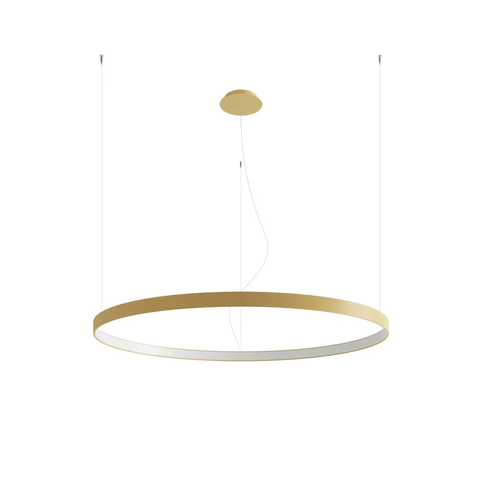 Żyrandol RIO 110 złoty LED 3000K