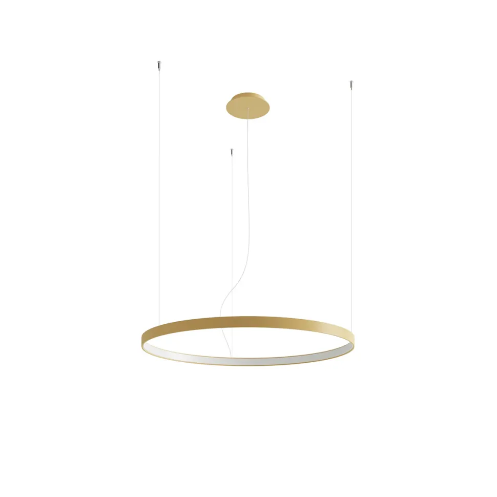 Żyrandol RIO 78 złoty LED 3000K