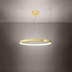 Żyrandol RIO 78 złoty połysk LED 3000K