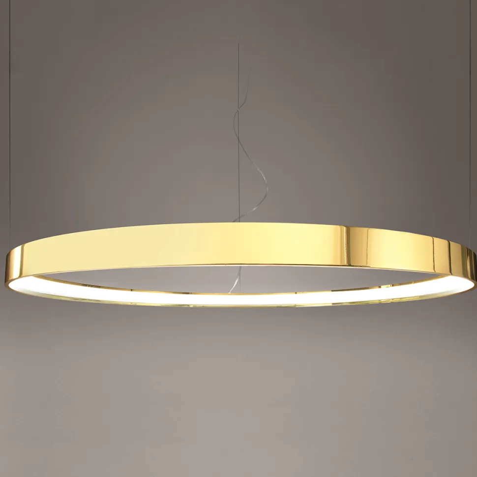 Żyrandol RIO 78 złoty połysk LED 3000K