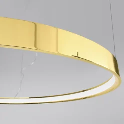 Żyrandol RIO 78 złoty połysk LED 3000K