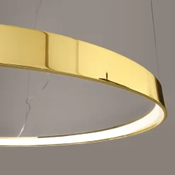 Żyrandol RIO 78 złoty połysk LED 3000K