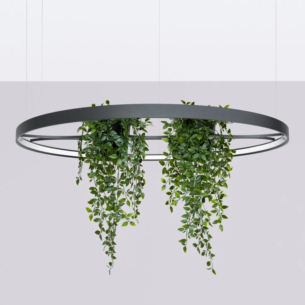 Żyrandol RIO BIO 110 czarny LED 3000K