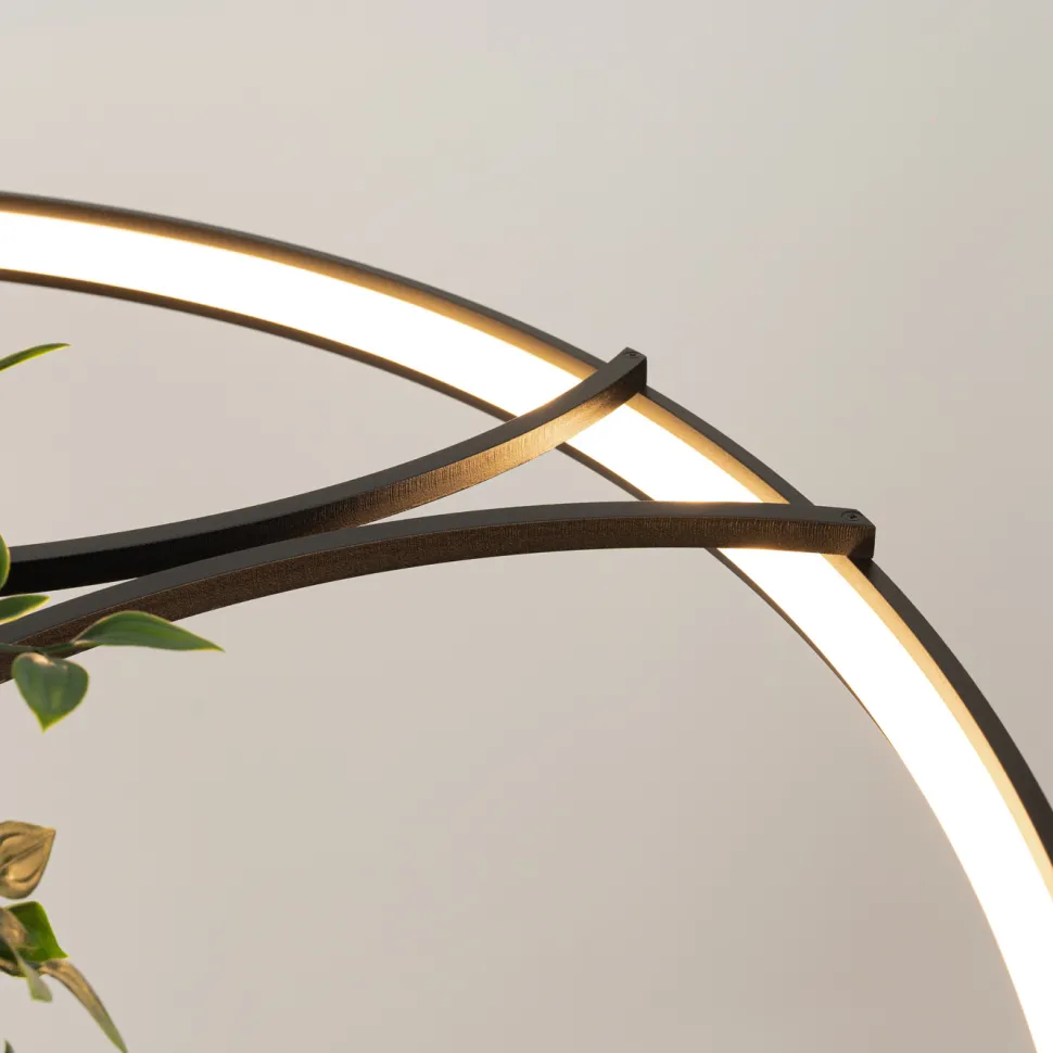 Żyrandol RIO BIO 110 czarny LED 3000K