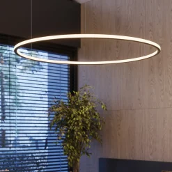 Żyrandol RISA 90 czarny LED 3000K