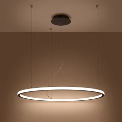 Żyrandol RISA 90 czarny LED 3000K