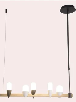 Żyrandol Sakai Czarny, Złoty 5