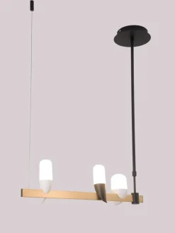 Żyrandol Sakai Czarny, Złoty 3