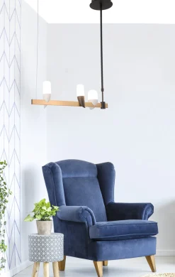 Żyrandol Sakai Czarny, Złoty 3