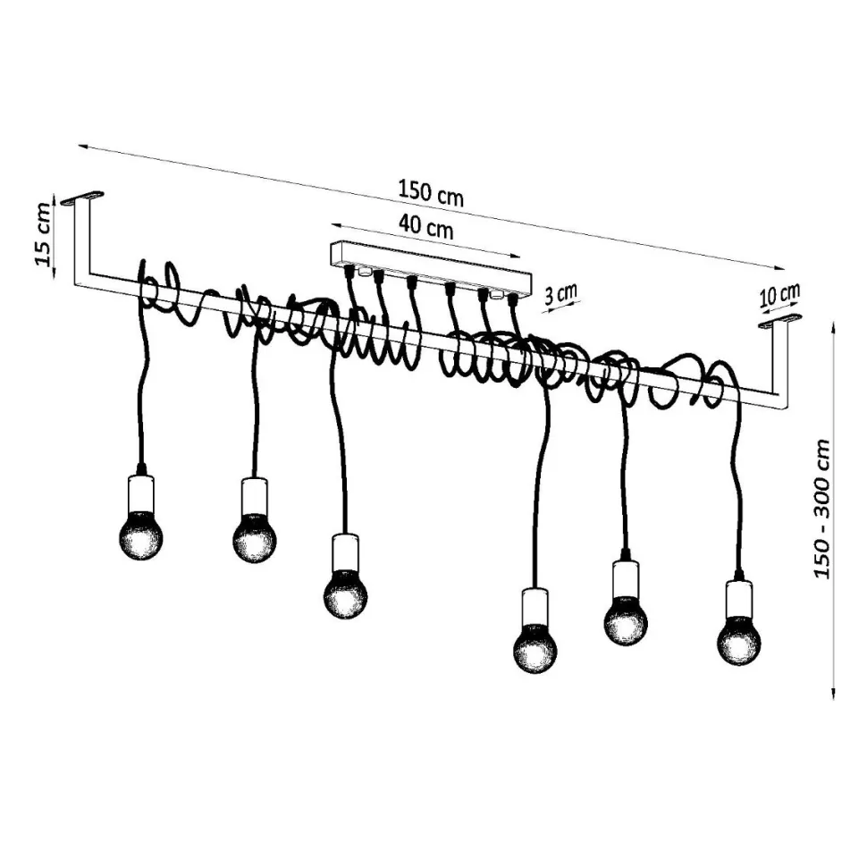 Żyrandol SALAMANCA 6