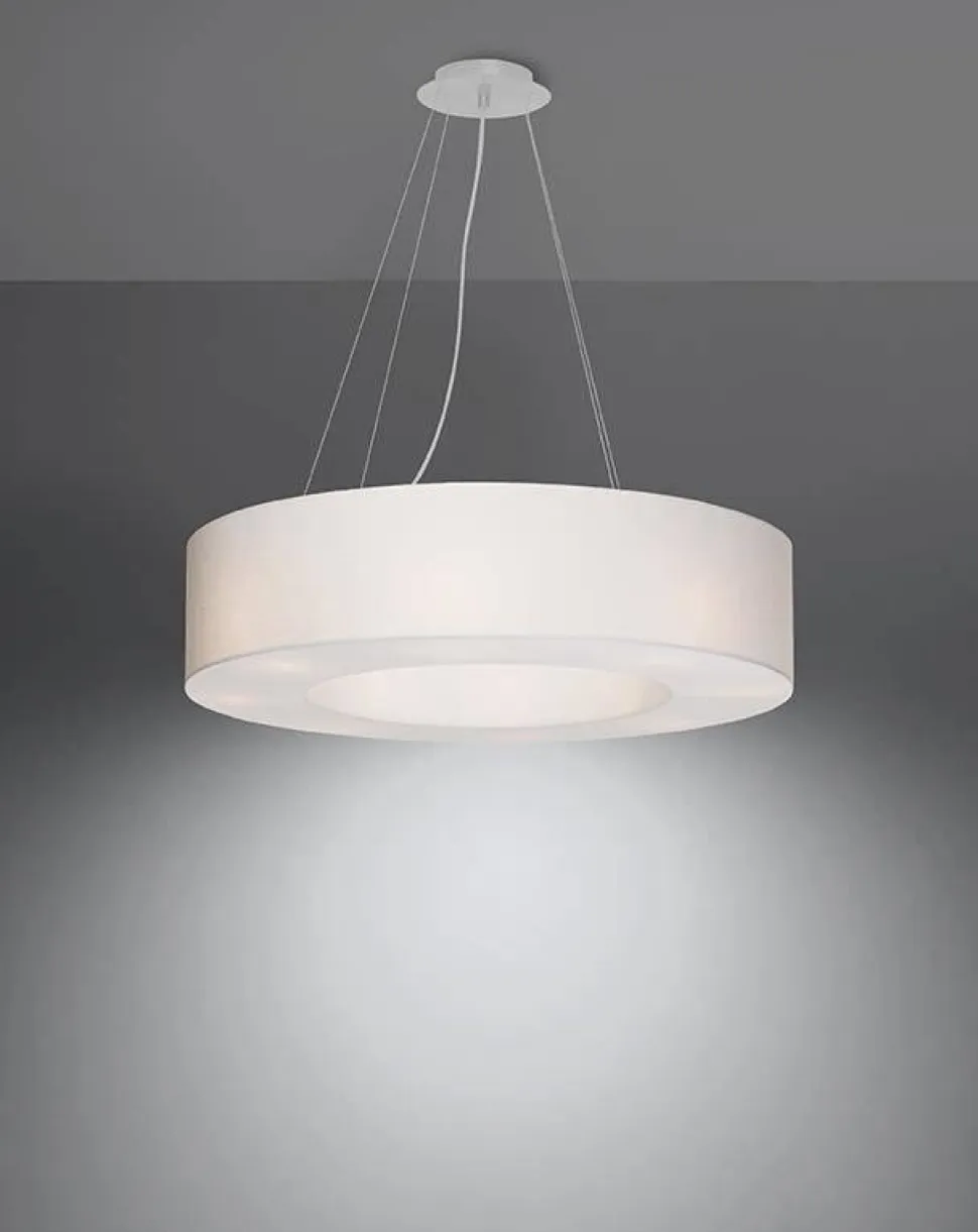 Żyrandol SATURNO 70 biały