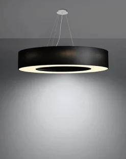 Żyrandol SATURNO 90 czarny