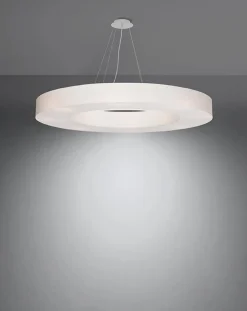Żyrandol SATURNO SLIM 90 biały