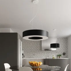 Żyrandol SATURNO SLIM 70 czarny