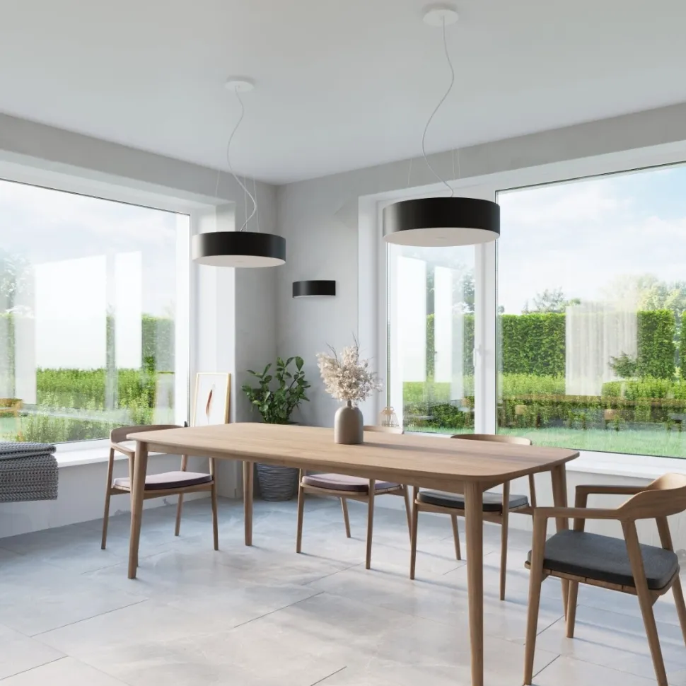 Żyrandol SKALA 90 czarny