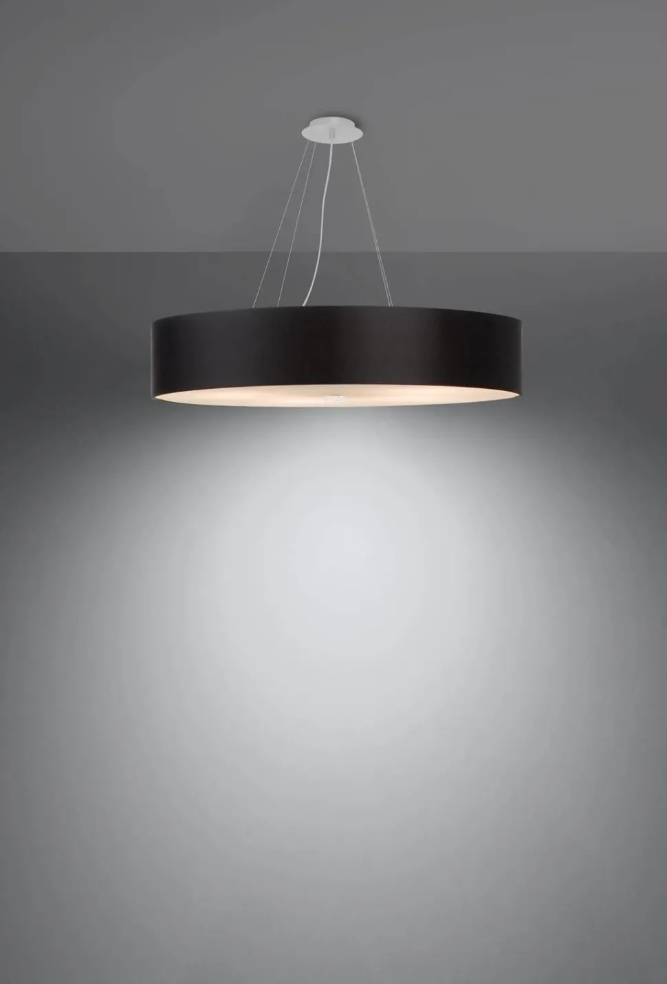 Żyrandol SKALA 80 czarny