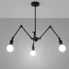 Żyrandol STARK 3 czarny