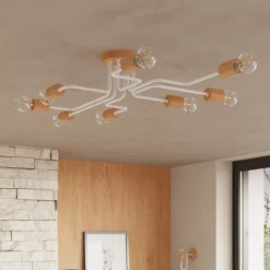 Żyrandol TIMBO 8 biały