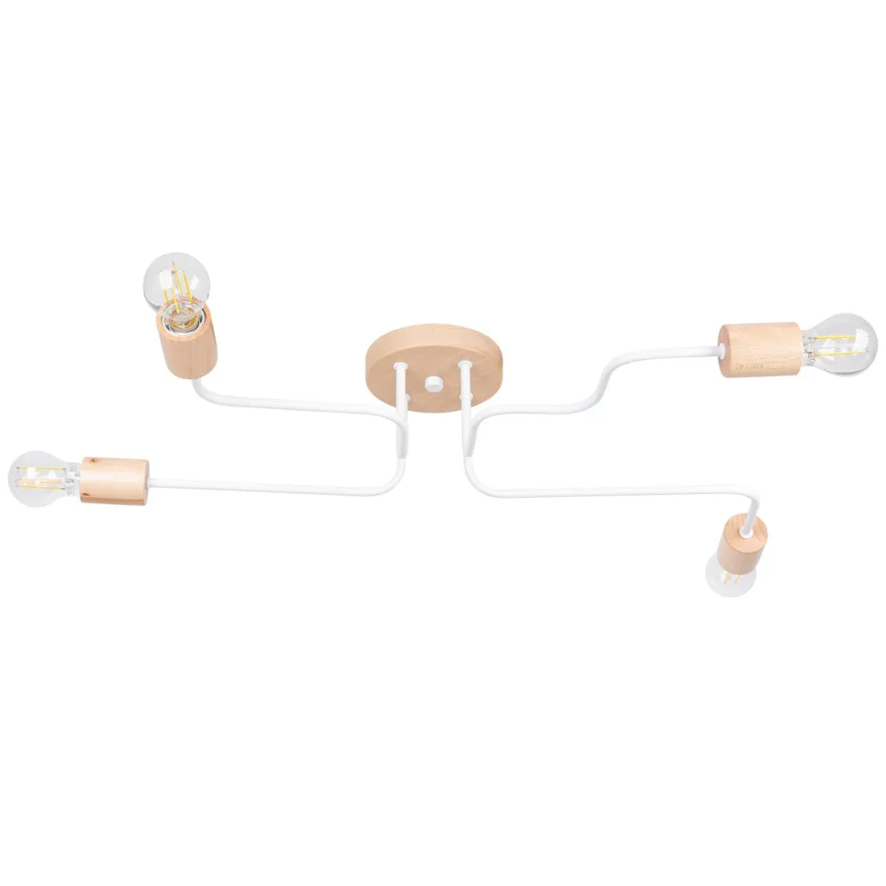 Żyrandol TIMBO 4 biały