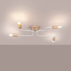 Żyrandol TIMBO 4 biały