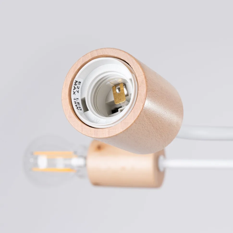 Żyrandol TIMBO 4 biały