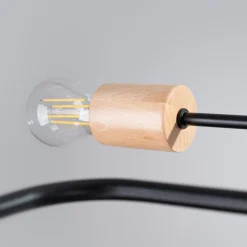 Żyrandol TIMBO 6 czarny