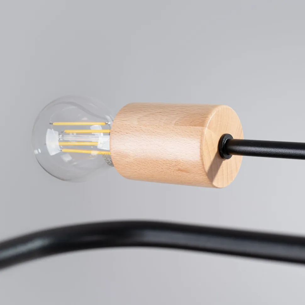 Żyrandol TIMBO 6 czarny