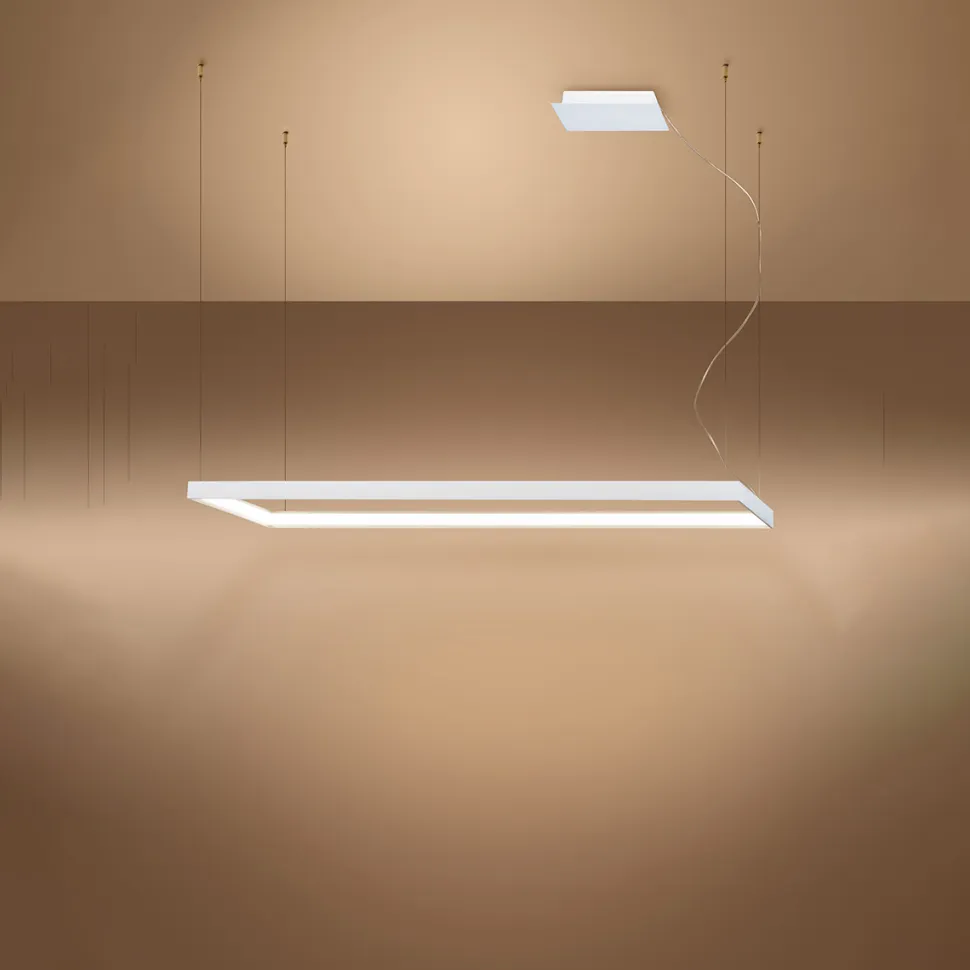 Żyrandol TUULA L biały LED 3000K