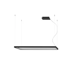 Żyrandol TUULA L czarny LED 3000K