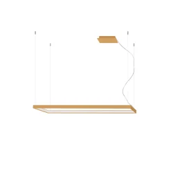 Żyrandol TUULA L złoty LED 3000K