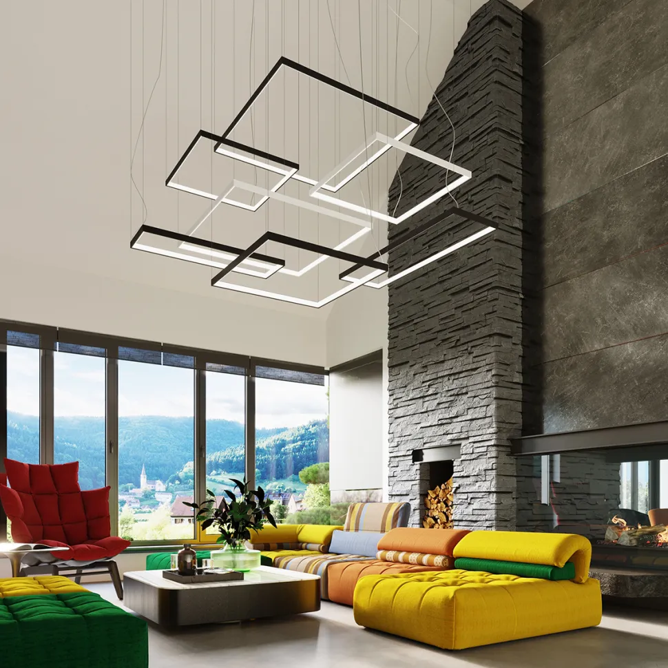 Żyrandol TUULA M biały LED 3000K