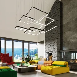 Żyrandol TUULA M biały LED 4000K