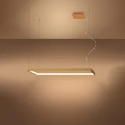 Żyrandol TUULA M złoty LED 3000K