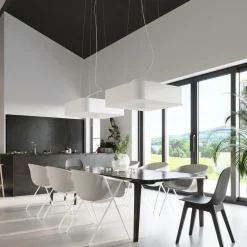 Żyrandol URANO 60 biały