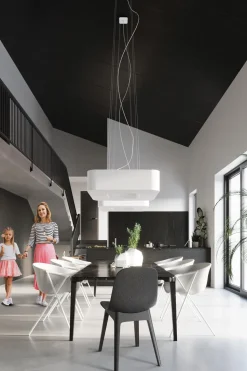 Żyrandol URANO 60 biały