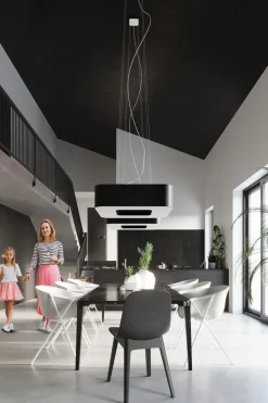 Żyrandol URANO 80 czarny