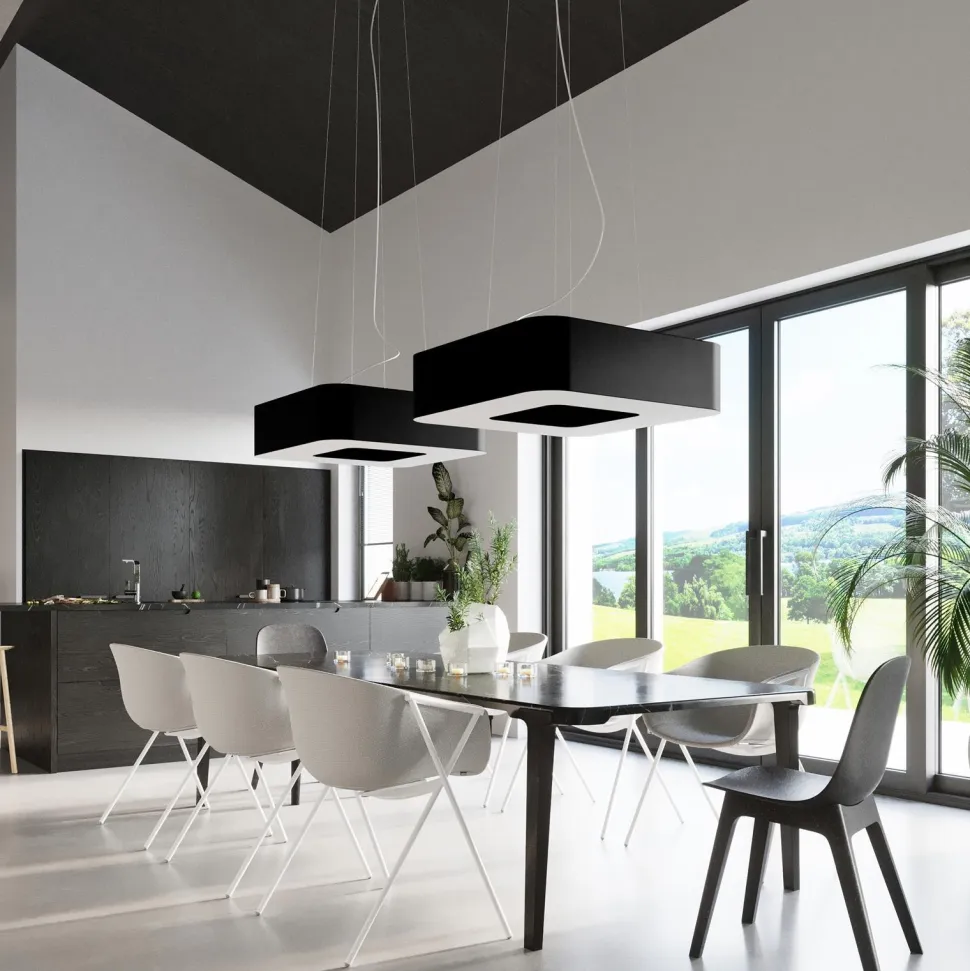 Żyrandol URANO 60 czarny