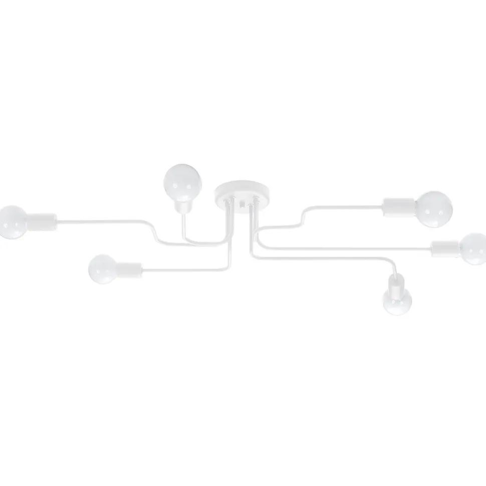 Żyrandol VECTOR 6 biały