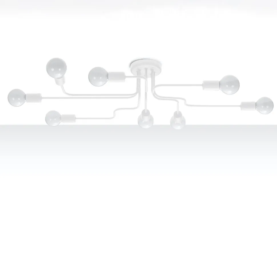 Żyrandol VECTOR 8 biały