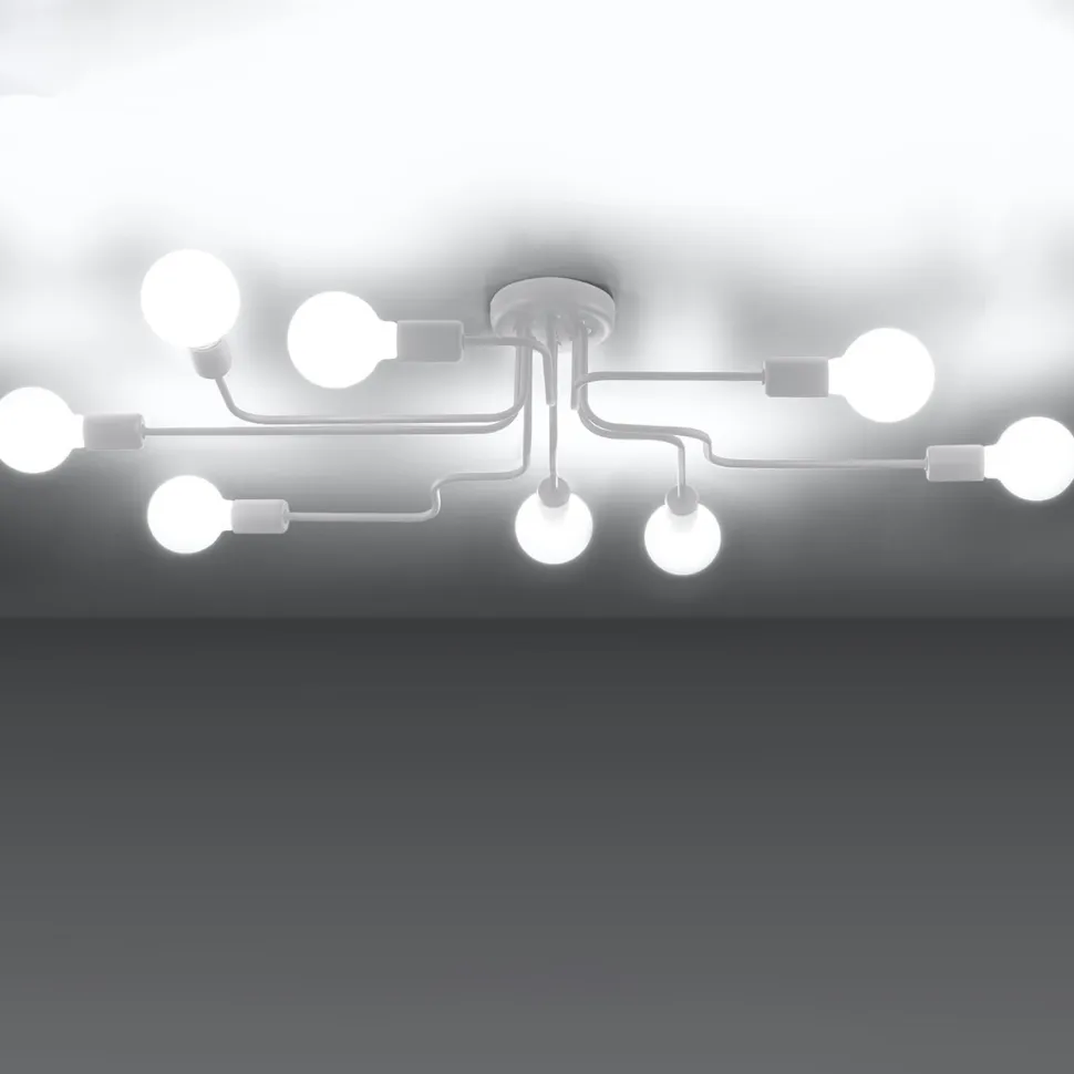 Żyrandol VECTOR 8 biały