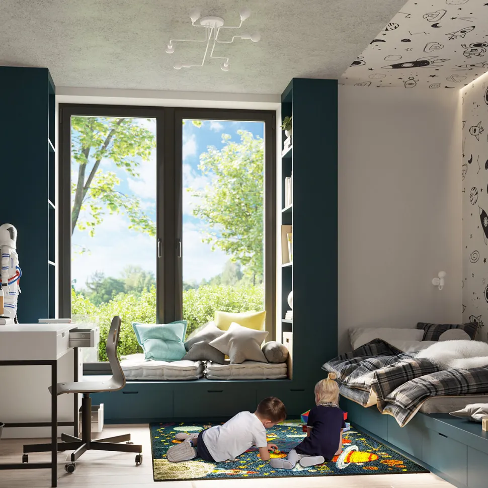 Żyrandol VECTOR 8 biały