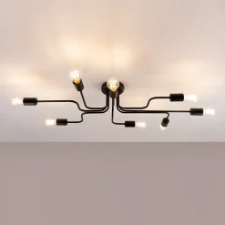 Żyrandol VECTOR 8 czarny