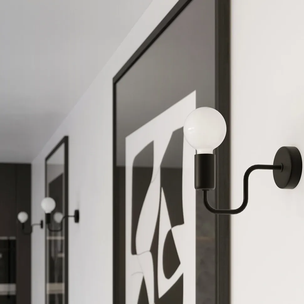 Żyrandol VECTOR 8 czarny